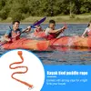 Elastico Kayak Paddle Leash Surf Tavolo da surf Bungee Keeper Anti-Lost Rowing Boat Accessori fissi Canoe Sicurezza Forta di sicurezza in canoa