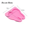 DY0159 UV Resin Silicone tooth Mold Epoxy Resin Molds For DIY Keychain Jewelry Making Tools Shining resin moldes