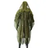 Rocotactical Breattable Ghillie Suit Foundation, RipStop, CP Multicam + Ghillie Cape för jakt, snikskytt, Airsoft Wildlife Photo