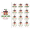 Adesivos de decoração de feliz natal santa embalagem de veados múltiplos rótulos de adesivos de selos para envelope Ano Novo Party Natal Decor Gifts