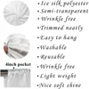 Sheer Ice Silk White Wedding Wedding Curtain Pannello Pannello Stage Sfondo Foto Booth Event Party Decoration