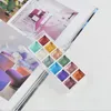 Handmade 12 Color Glitter Water Color Set Metallic Gold aquarela Pigment Paint Artist Painting4