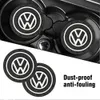 1/2pcs Silicone Car Coaster Water Cup Slot Pad non glipiste pour Volkswagen VW Golf 7 Touran Tiguan Bora Mk7 Beetle Polo Mk4 Passat