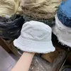 Lyxdesigner fiskare hinkar hattar för män kvinna bred brim baseball mössa inverterad triangel hink hatt