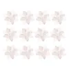 Fleurs décoratives 12pcs Christmas Poilttia Poinsettia Tournois de Noël Garland Holiday Decoration (blanc) Décorations pour la maison