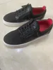 Scarpe casual qianruiti uomini neri mesh venti sneaker top con cerniera piatta a fondo spesso crepelatori allacciati zapatillas hombre eu38-eu46