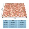 Одеяла живой коралловый леопардовый принт животных для домашнего дивана кровать для кемпинга.