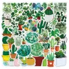 10/20/50 st estetiska gröna växter klistermärken ins stil dekorativ resväska tablett laptop kylskåp klistermärke för barn flickor leksak gåva