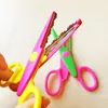6 PCS Paper Cut Wave Edge Craft Scissors Set DIY Album Tools Manual Safe Child Scissors