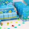 Mermaid Party Cake Topper Verjaardag Mermaid Voordelen Dozen Glitter Centeret Papierbekers Mermaid Party Sprogramma's op maat gemaakt