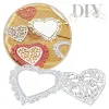 Metal Cutting Dies Love Heart Lace Design Craft Birche Bow Scrapbooking Álbum Diy Paper Card Craft Repositing Die Cuts Dies