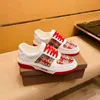 Designer Men Casual Shoes Canvas Flat Bowling Embroidery Breathable Deluxe Mens Trainers MQVI Shoe NO0117