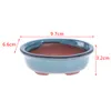 Bonsaï Bonsai Flowerpot Ceramic Craft Plant Pot Planter Home Decor 9.7 * 6.6 * 3,2 cm