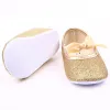 Sneakers de nieuwe glitter boog prinses meisjes schoenen baby baby schoenen comfortabele softssoled schoenen goud zilver roze, zoete en schattige mode