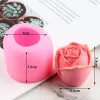 3D Rose Flower Siliconen Soap Schimmel Diy aromatherapie Gips kaarsen Maakt Mal Candy Chocolate Fondant Cake Decorating Tools