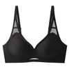 Bras Silky Bras for Women No Underwire V Neck Bralettes for Women Cloud Feel Everyday T Shirt Bra with Extender A/B/C universal 240411