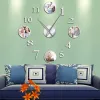 Foto de foto quadro de imagem DIY Grande relógio de parede foto personalizada da sala de estar decorativa Relógio da família Imagens personalizadas quadro Big Clock