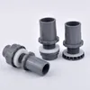 1pc Gray 20~50mm PVC Pipe Straight Connectors Elbow Aquarium Fish Tank Supply Drainage Tube Joint Garden Watering Pipe Fittings