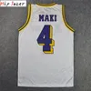 Topkwaliteit slam cosplay kainan 10# nobunga kiyota shinichi maki 4# basketball jersey basketbalset training uniform