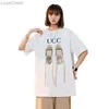 Mens T-shirts High Quality Summer Womens Short Sleeve T-shirt Oversized 4xl Cotton Couples Top Vintage White Lady Blouse