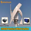 Oś pionowej Maglev Wind Generator 1500W 2000W 24V 48V 3 Blades Free Energyhouse Windmill Niska prędkość