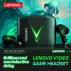 Lenovo Original LP6 TWS GAMING EARENHONELO PONELO BULETOOTH sem fio com redução de ruído Headset de modo duplo para jogos de esporte eletrônico