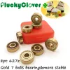 8pcs Golden 627z rolando Swiss 7x22x7mm ABEC9 GCR15 Quad Skate Skates Artística Sapato Derby Roller Rollerski Rollerski 627