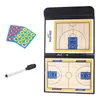 1PC Placa de treinamento Tactical Reuticable Reutiletic Double-sides Professional Basketball Coaching Board for Basketball Clipboard