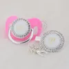 Miyocar Silver Bling Naam Initiële letter P Elegant Silver Bling Pacifier en Pacifier Clip BPA Gratis Dummy Bling Ideal Gift LP-1