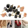 10 piezas de zapatos negros para mujeres negras consejos de reparación de tacón alto Pins tacones de tacón protege el reemplazo