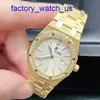 Hot AP Wrist Watch Royal Oak Series Watches Woard's Women's Woard 33 mm Diamètre Quartz Movement Steel White Gold Leisure Men's Luxury Watch 67651ba.zz.1261ba.01