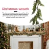 Dekorativa blommor Jul Garland Artificial Pine Vine Wreath Festive Party for Holiday Home Decoration År 2024 Gåvor