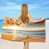 Hello Summer Beach Towel Microfiber Bath Towels for Kids Adults Toalla Quick-dry Large Gym Sport Swimming Pool Towel Yoga Mats