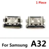 10pcs por porta de carregamento de carregamento de conector USB Jack para Samsung A02S A22 A32 A52 A72 A03 Core A03S A33 A73 A53 4G 5G
