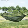 Hamak ultralight Camping Hammock Mosquito Net 280x140cm Naturalne wędrówki Air Air Tent Balkon na zewnątrz przenośny sen