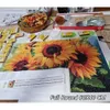 EVERSHINE Diamond Painting Flower Rhinestone Immagine piena a mosaico quadrato ricamo di girasole per girasole per girasole hobby fatto a mano