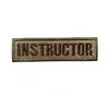 Instructeur broderie patch tactique patchs décoratifs militaires combattant les applications de crochet LOOP ELEBLE BADGES brodées