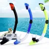 Absolute huidduik droge snorkel siliconenvrije duik snorkelapparatuur, ademhalingsbuis zwemmen voor volwassen