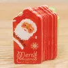 Yeni sevimli 2x4cm beyaz /kahverengi etiket 100pcs /50 etiket 50String Hediye Tag Diy Mutlu Noel Kar Etiketleri Etiket Çerezleri Düğün İyilik