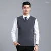 Gilets pour hommes épaissés hommes gilet en laine