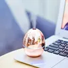 USB Portable Desktop Egg Air Firidifier Essential Oils Diffusorer Mist luftfuktare för hemmakontorets sovrum babyrum bil Metalic234c