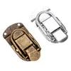 LULHA DE ZINC TOLHA DE LACTS HASPS Caixa de jóias Fivela Fuckle Clip Lock Catch Backes Bronze antigo/prata 1pc