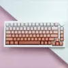 Accessories 1 Set Purple Orange Grey Gradient Keycaps PBT Double Shot Side Printed Backlit Key Caps Cherry Profile Keycap For MX Switches