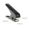 Punch Kwtrio HeavyDuty Slot Metal Single Hole Puncher 1hole Paper Punch 10 Sheet Capaciteit voor ID -kaart PVC fotoslot en papier