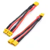 XT30 XT-30 Female / Male Parallel cable wire Y lead 18AWG 10CM Battery Charger Cable For Rc Drone Car Battery