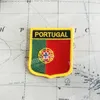 Португалия Portuguesa National Flag Pacles Patches Shield и квадратный штифт форма один на рюкзак с привязкой к ткани