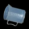 Plastic bekers 250/500/1000/2000 ml Premium doorzichtige plastic afgestudeerde maatbeker Port Laboratorium Keukenaccessoires Container