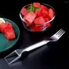 Forks Creative Watermelon Fork Divisor de frutas multiuso de cabeça dupla utensílio de cortador de cozinha para frutas corer