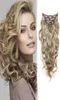 6 613 Clip blonde dans les extensions de cheveux humains Clip d'onde de corps de cheveux malaisiens en 100 cheveux humains non transformés 2909708