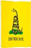 90150 cm gadsden bayrak bana bastık sarı yılan bayrağı afişleri yüksek kaliteli polyester ev dekorasyonu67775590